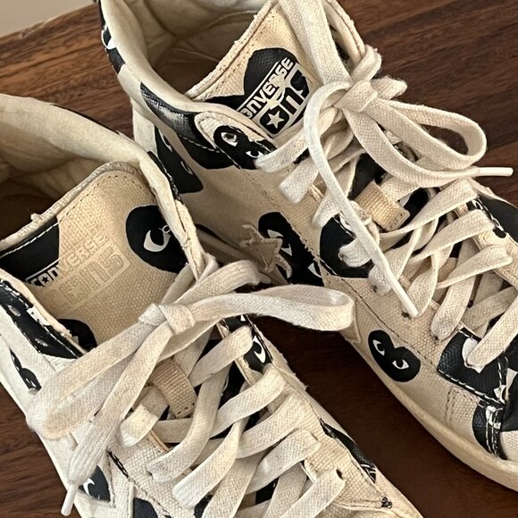 Comme des Garcons x Converse Limited Edition High Tops 8.5 - Picture 4 of 6